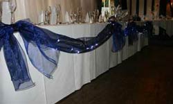 navy swags with lights 250x150