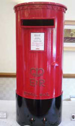 red post box