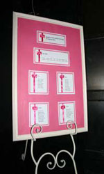 pink table plan